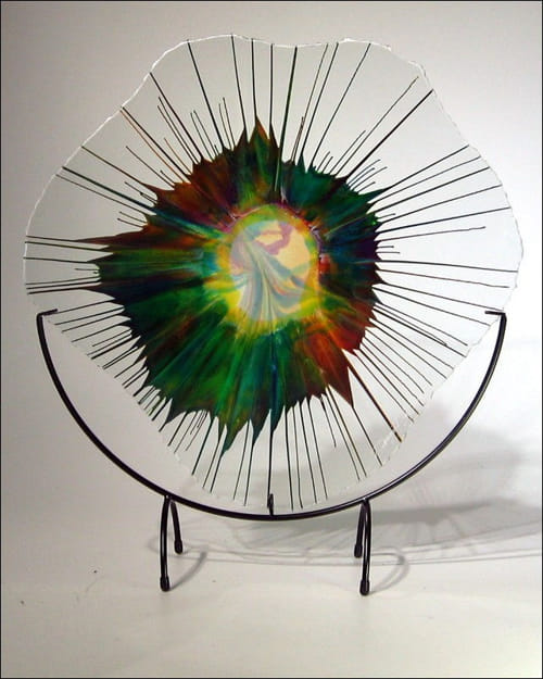 Click to view detail for Art Glass - 18 -015_5  Energy Web